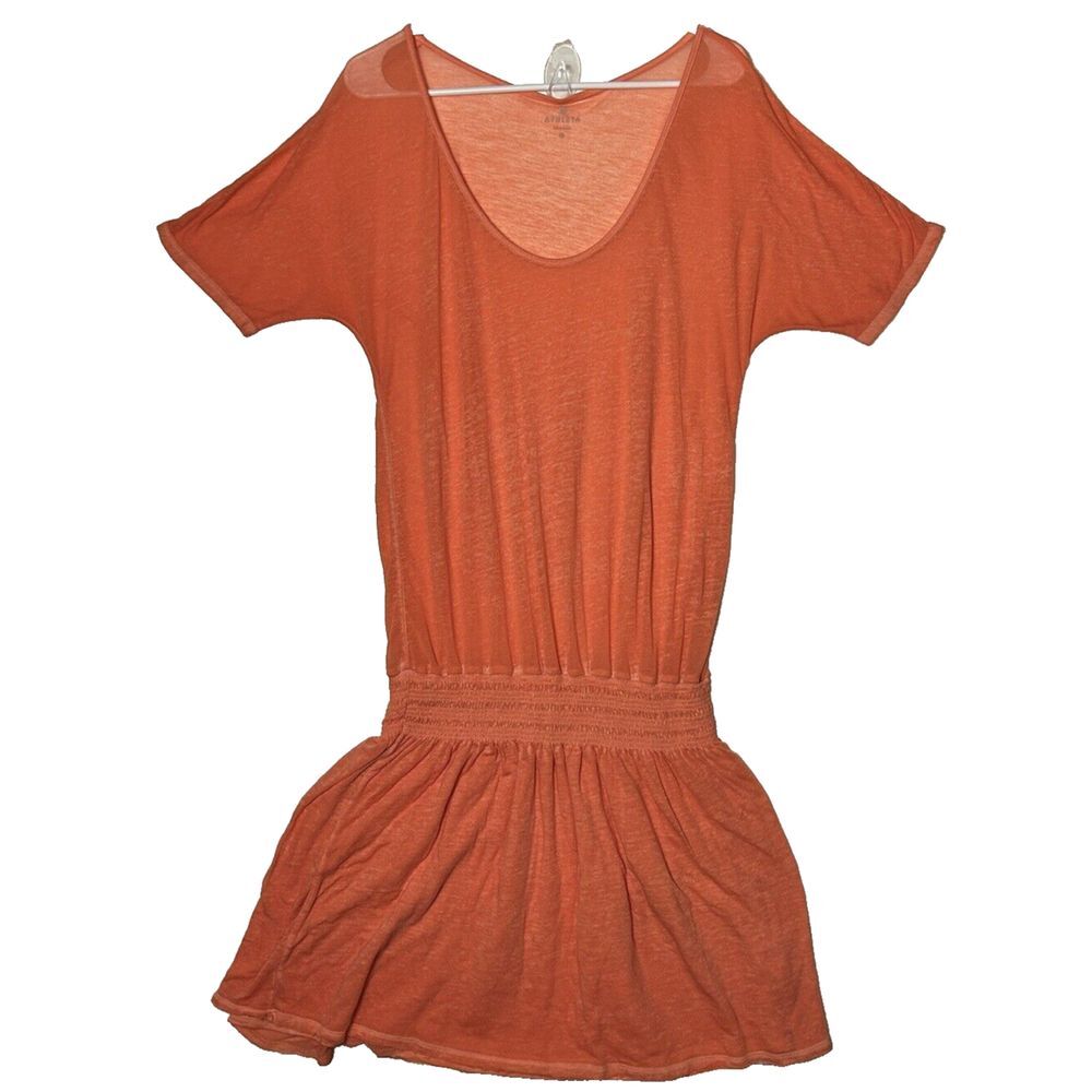 Athleta Swimsuit Sheer Coverup Beach‎ Coastal, Size Medium-